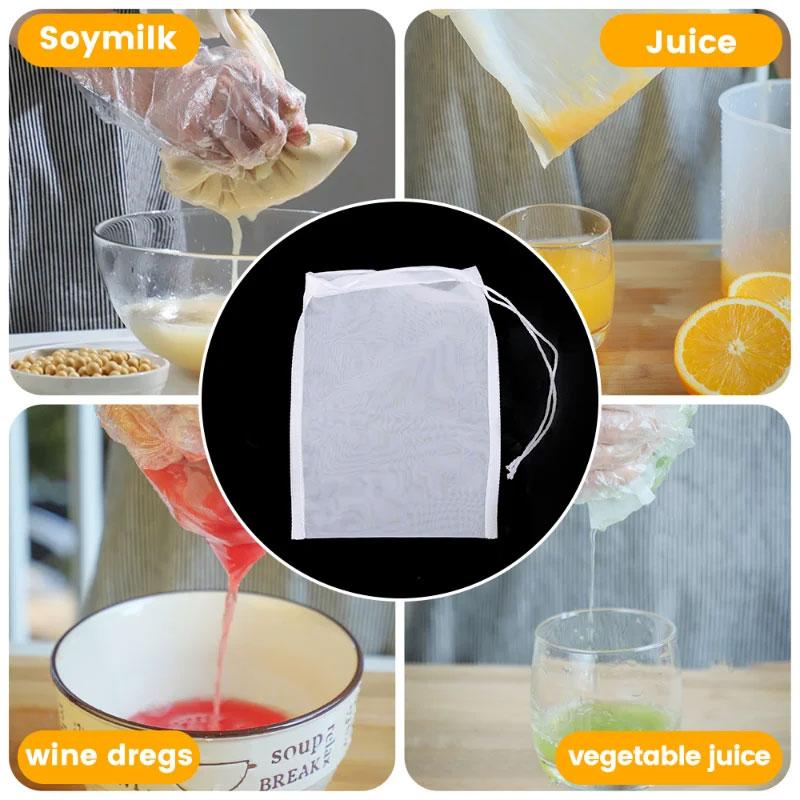 One Two Cups Kain Saringan Susu Kedelai Nilon Serut Reusable Mesh 300 - ZR300 6