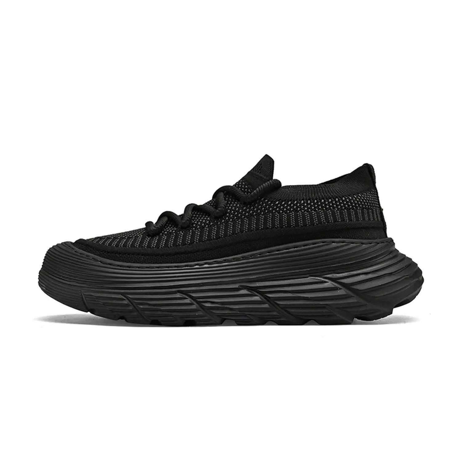 Sepatu Sneakers Reaper Slip on Hitam Sports Kasual - E18 Casual Pria