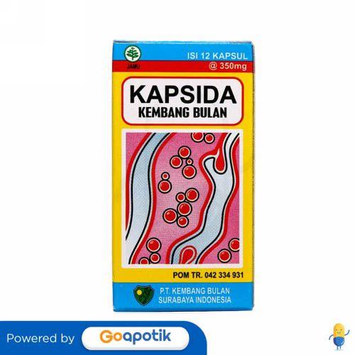 Gambar KAPSIDA BERSIH DARAH KEMBANG BULAN BOX 12 KAPSUL dari Apotek Kita Sehat Banjarmasin by GoApotik Kota Banjarmasin Tokopedia