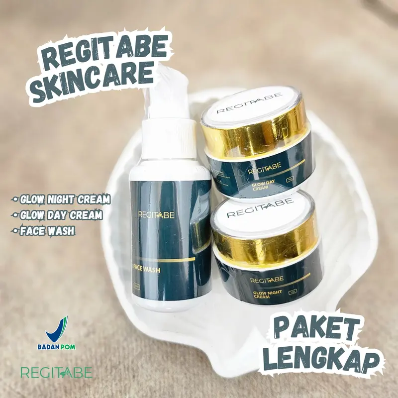 ( Spesial Lauching ) Regitabe Skincare Paket Booster Mencerahkan wajah 0