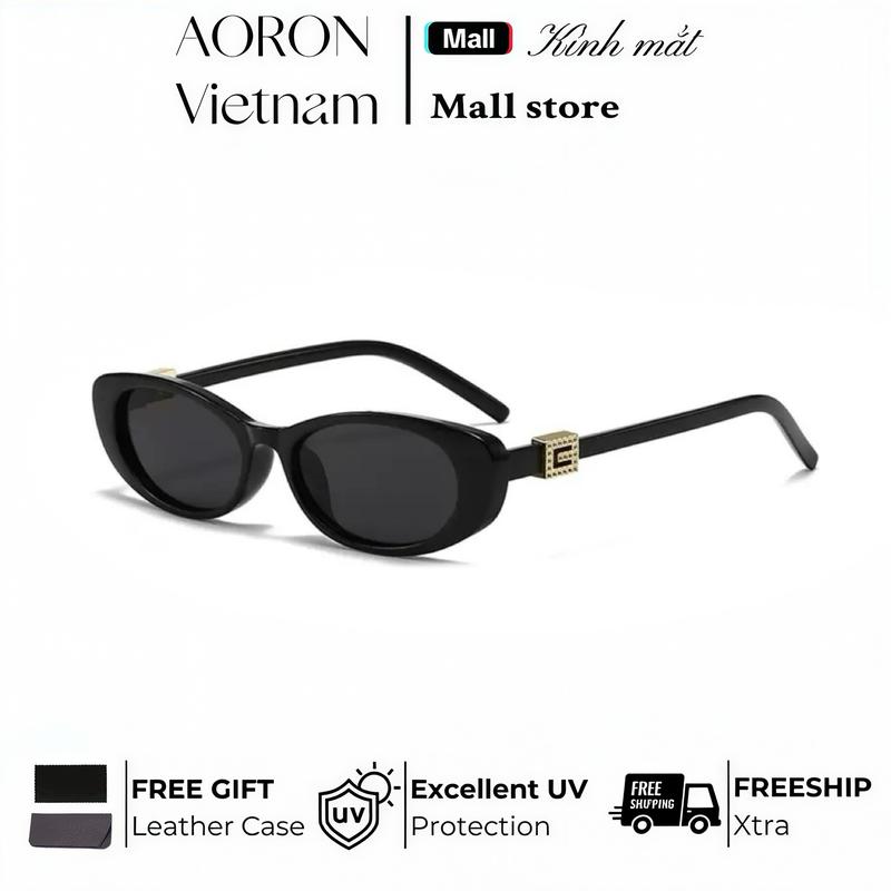 Kính Râm nữ đẹp Gọng Nhỏ Phong Cách Cổ Điển Dành Cho Thời Trang Đường Phố Ins Cao Cấp Chống Tia Cực Tím Kính Râm