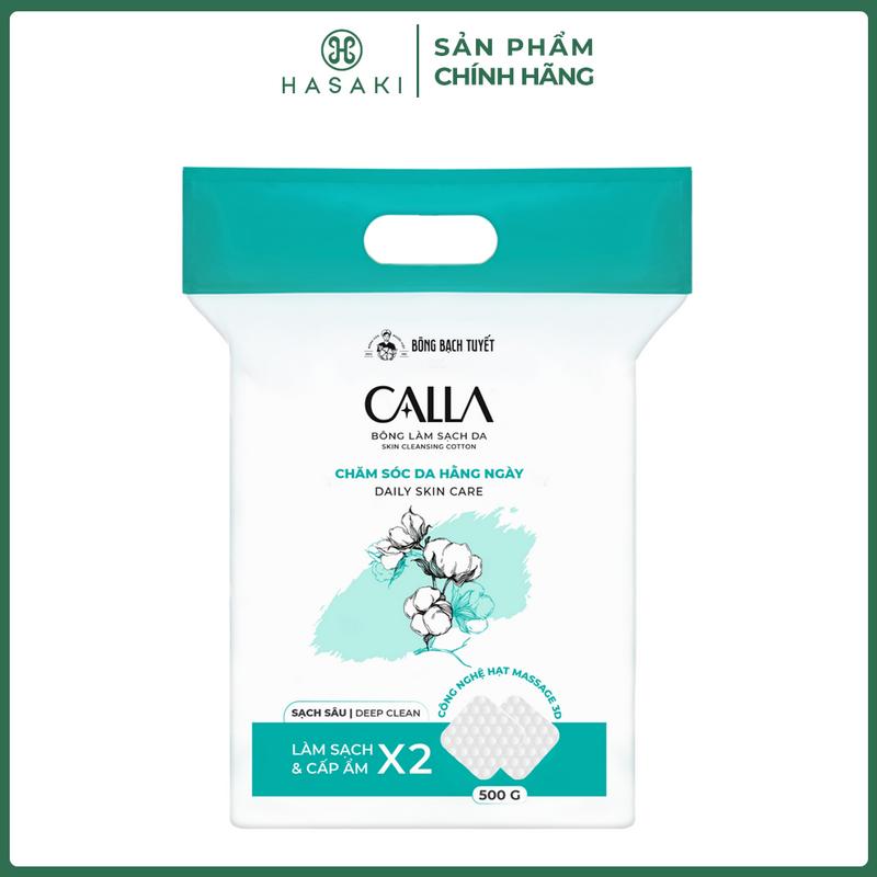 Bông Tẩy Trang Sạch Sâu Bông Bạch Tuyết Calla | HASAKI BEAUTY