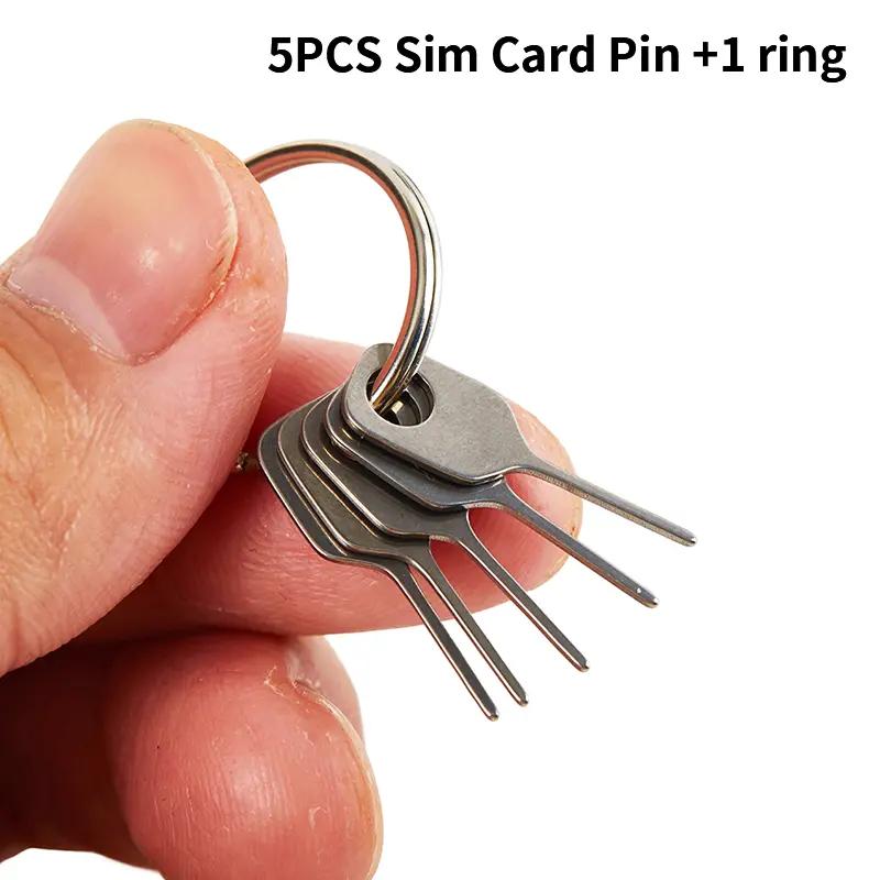 5pcs / thẻ sim được thiết lập chìa khóa pin eject thẻ sim công cụ người giữ…