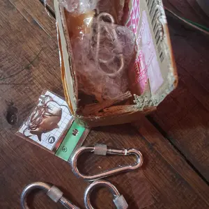 Karabiner Nut Besi Baja Kuat Ukuran 10cm 8cm 6cm / POWERTEC CARABINER