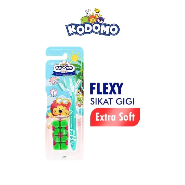Kodomo Kids Sikat Gigi Flexy Extra Soft & Slim 0