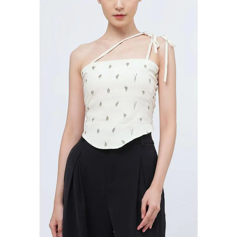 White Moyra Tenun Top - OE 4