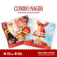 Gambar COMBO NAGIH - Lezza Wings Hot&Spicy 400gr & Karaage 400gr dari Pewaris Lezza Kota Cimahi 2 Tokopedia