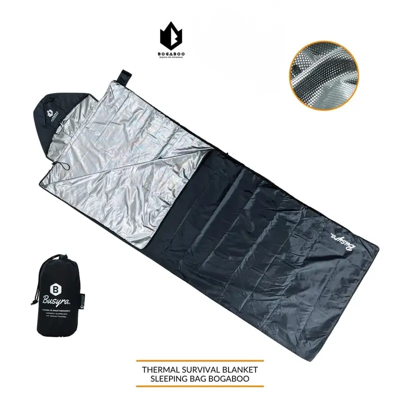 BISA COD BOGABOO sleeping bag ULTRALIGHT thermal blangket seri BUSYRA - sleeping bag 0
