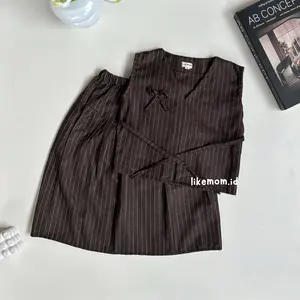 YONA SET ANAK GIRS BEST SELLER BY LIKEMOM.ID korean Style motip kotak kotak best seller