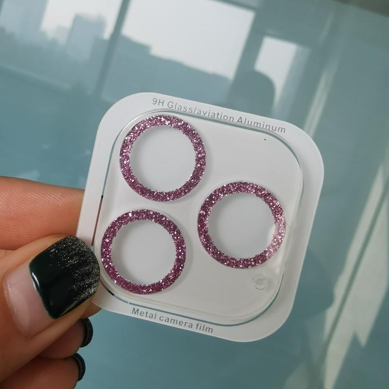 Product Introduction of Kính Ống Kính Máy Ảnh, Dành Cho iPhone 13, 14, 15, Pro Max Và 14, 15 Plus, Bảo Vệ Màn Hình Ống Kính Máy Ảnh Lấp Lánh, Vỏ Ống Kính Thích Hợp Cho iPhone 14, 15 Pro 11
