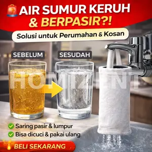 Filter Air Keran Kain Tebal Selobong Penahan Air Praktis Mudah Dicuci Awet Tahan Lama Cocok untuk PDAM Sumur Bor WTP Best Seller