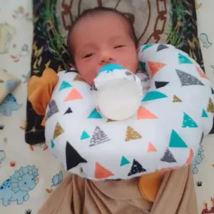 Bantal dot susu bayi/bantal penyangga dot bayi full silikon lembut bahan lembut Menyusui