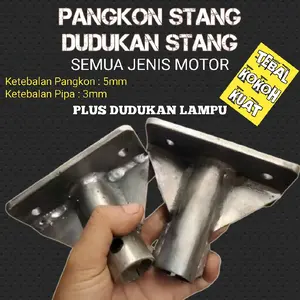 ( WARNA HITAM ) PANGKON STANG RBT TEBAL SIKU - DUDUKAN STANG RBT TEBAL SIKU - DUDUKAN STANG GTX STANDARD - GTX MODIF