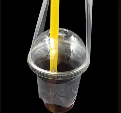 Plastik Tenteng Gelas T Cup Babble , Juice Plastik T-Cup T CUP TAKE AWAY plastik gelas cup