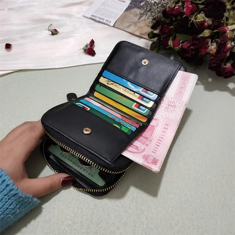 W77 Dompet Pendek Wanita Quilted Kotak Kotak Women Short Wallet DOMPET DOUBLE FUNGSI FASHION WANITA 3