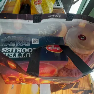 Tas Spundbond Goodiebag Motif Ukuran 23x12x26cm Bahan Kuat Ramah Lingkungan Cocok untuk Souvenir Promosi Belanja Seminar Ulang Tahun Hajatan