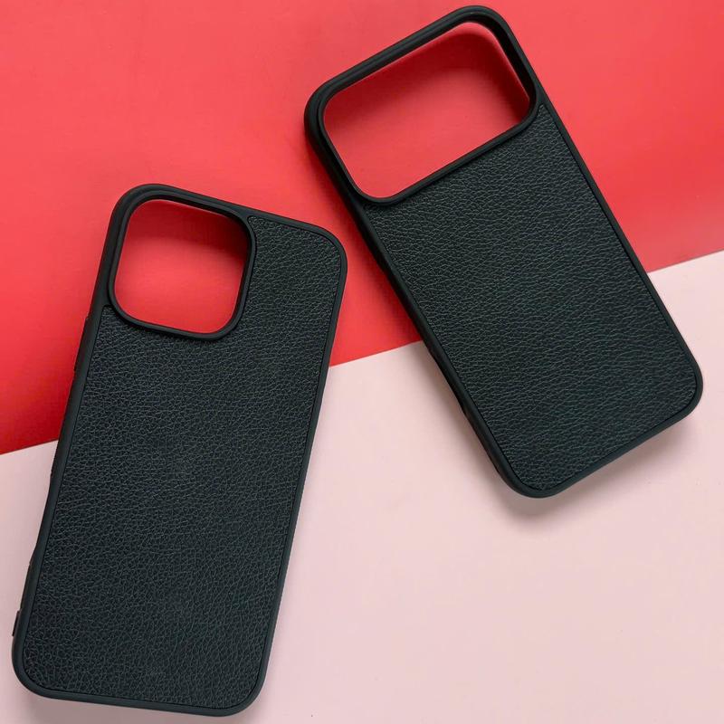 Ốp da iphone màu Đen và xanh lá