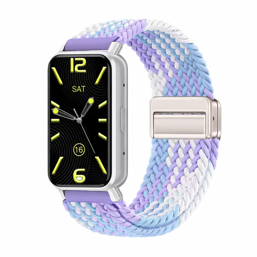 PEJE 16mm  Original Smart Watch Band1 Braided Strap |Violet Mix, Blue, Dark Red | Tali Jam Tangan Universal 16mm | Dijual Terpisah Tidak termasuk jam (Tali Jam Cadangan)