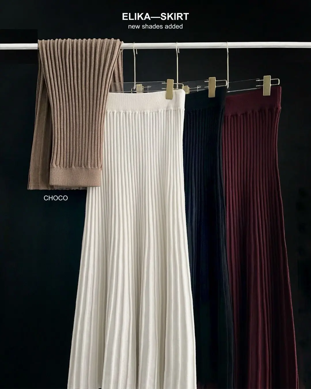Luknits - Elika Skirt Casual Knitwear Basic