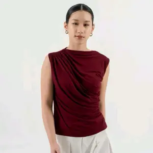 Luca Top | Atasan Wanita Kerut Tanktop Spandex Terbaru Model Terkini