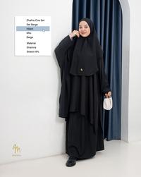 Gambar Maslaha Niqab | (ZHAFIRA SERIES) - (Bergo Saja) Zhafira Bergo Hitam | Bahan Shamira Stretch | Bergo Muslimah Instant Daily - Hitam dari Maslahaniqab Kab. Bandung 3 Tokopedia