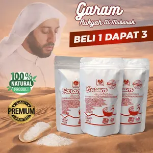 HEMAT !!! Dapat 3 Pcs Garam Ruqyah 100 Gram - Garam Pembuka Aura Ruqyah Mandiri Lebih Mudah - Original