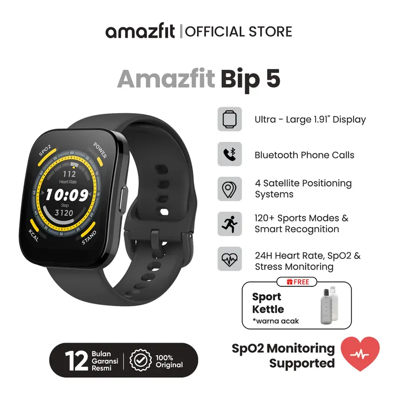 Amazfit Official Bip 5 46mm Women Smartwatch 0