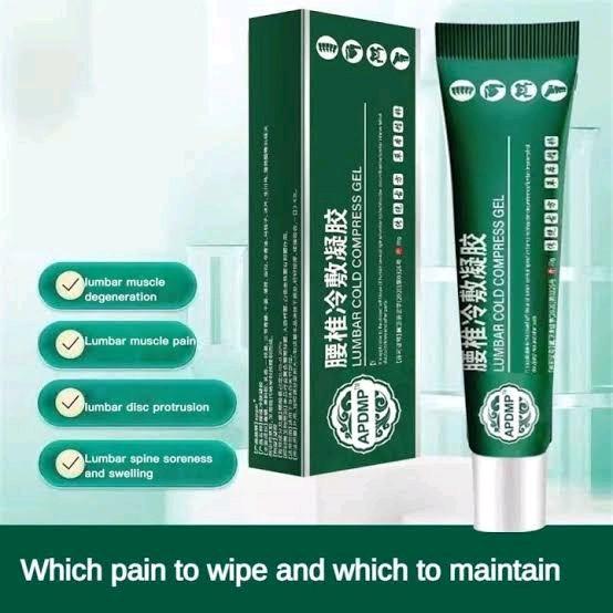 APDMP Salep Lumbar Asli Cream Lumbar Cina Original Lumbar Cold Compress Gel Lumbar Spine Cooling Gel Pereda Nyeri Sarap Kejepit Nyeri Sendi Nyeri Punggung Nyeri Leher Pegalinu 4