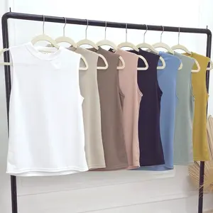 JENNA Inner X MSD Cool Breeze Inner JN-001-Basic Inner Tanpa Lengan-dalaman manset rajut premium Atasan