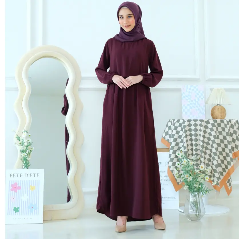 NEW RILLEY - Gamis Indira | Dress Panjang Muslim Wanita
