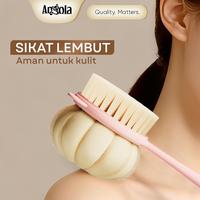 Gambar TP Angola Sikat Punggung Badan D91A Sponge Puff Loofah 3IN1 / Sikat Penggosok Mandi / Sikat Punggung 2 Sisi / Bath Brush - Hijau dari Angola Indonesia Kab. Tangerang 4 Tokopedia