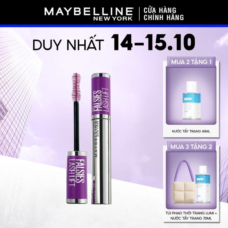 [MUA 2 TẶNG 1 QUÀ] Mascara Uốn Mi, Nâng Mi và Làm Dày Mi Tức Thì Maybelline New York Falsies Lash Lift Không Lem Không Trôi 8.6ml