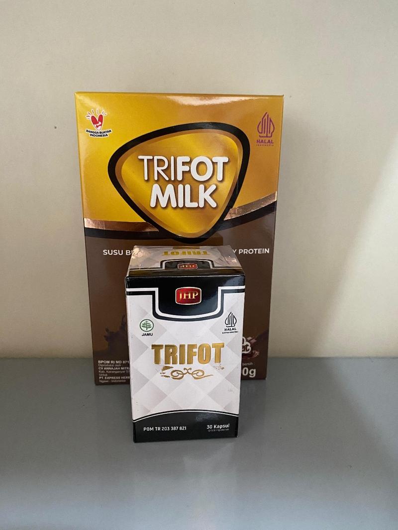 Product Introduction of PAKET HEMAT Vitamin TRIFOT 100% Halal MUI DAN BPOM kapsul + susu 2
