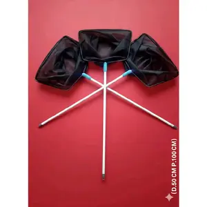 Serokan Ikan Premium Besar | Diameter 50cm Tinggi  100cm | Serok Ikan Kolam & Jaring Tangkap Kuat