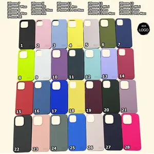 Silicone Case Full Cover Casing Soft Case Silikon Softcase Anti Noda untuk iPhone 7/7+/8/8+/SE/X/XS/XSMax/XR/11/11Pro/11PM/12/12Mini/12Pro/12PM/13/13Mini/13Pro/13PM/14/14+/14Pro/14ProMax/15/15+/15Pro/15ProMax/16/16+/16Pro/16PRoMax/17/17Air/17Pro/17ProMax