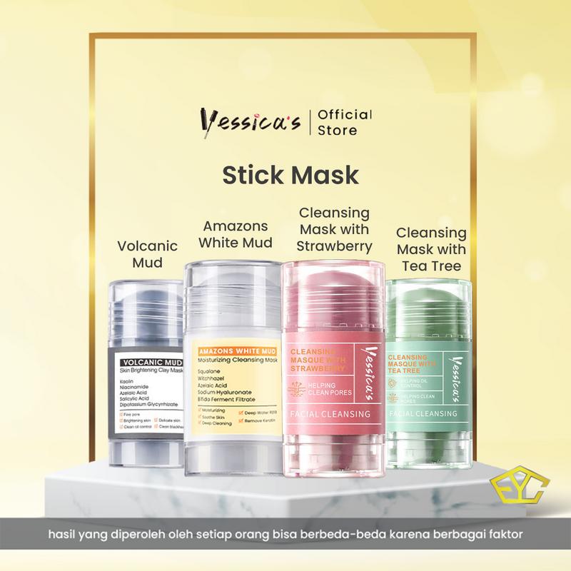 FYC - Yessica's Tea Tree & Strawberry Anti Pores & Acne Clay Stick Mask 0