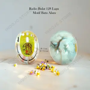 Radio Paritta sembahyang Bulat 128 lagu motif batu alam