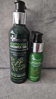 Product Review of Herbal Pharm Aleppo Soap Shower Gel with Olive & Laurel Oil for Radiant, Nourished Skin - 80-200ml from g**r 0