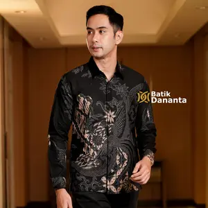 Dananta Batik Pria Modern Motif Dananjaya Lengan Panjang Pendek Batik Premium PL