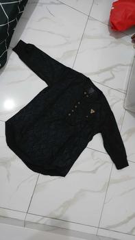 Product Review of Baju Koko Kurta Pria Motif Embos Terbaru Original Anwa Terlaris Atasan Dewasa Hitam Cream Kuning Maroon Navy Muslim Nyaman Putih Lembut  Variasi Panjang Pendek Tebal Katun Kombinasi Kerah Oblong from A**e 0