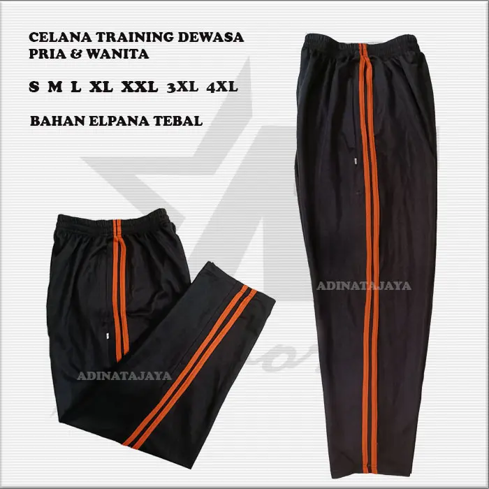 Celana Training Olahraga Dewasa Pria Wanita Sport Lari Joging Gym Senam Outdoor 1