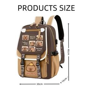 fv bag#121 korean fashion nylon 16inches capybara school backpack