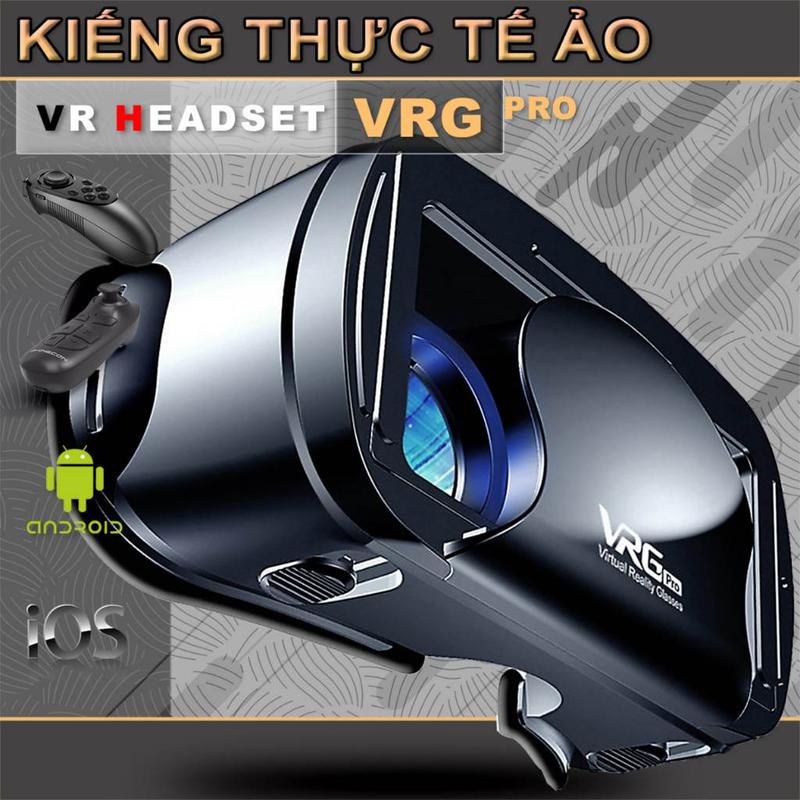 Kính Thực Tế Ảo, VRG PRO, Xem Film VR 360, Chơi Game VR, Hỗ Trợ Điện Thoại…