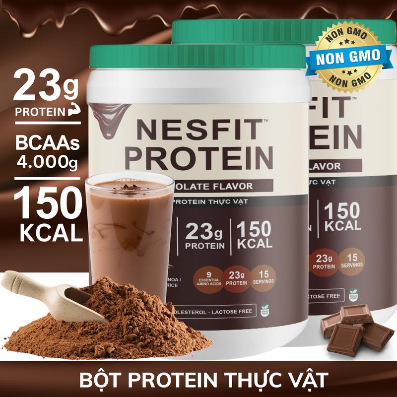  NESFIT PROTEIN 600G - Bột Protein Thực Vật Hữu Cơ 