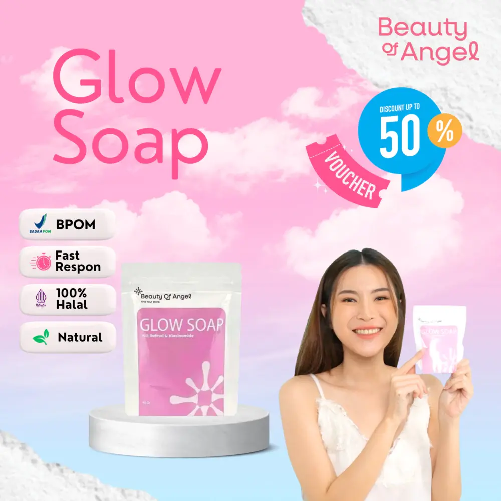 [RAMADHAN SALE] Beauty Of Angel Glow Soap Original 100% BPOM Mencerahkan/Menghilangkan Flek Hitam