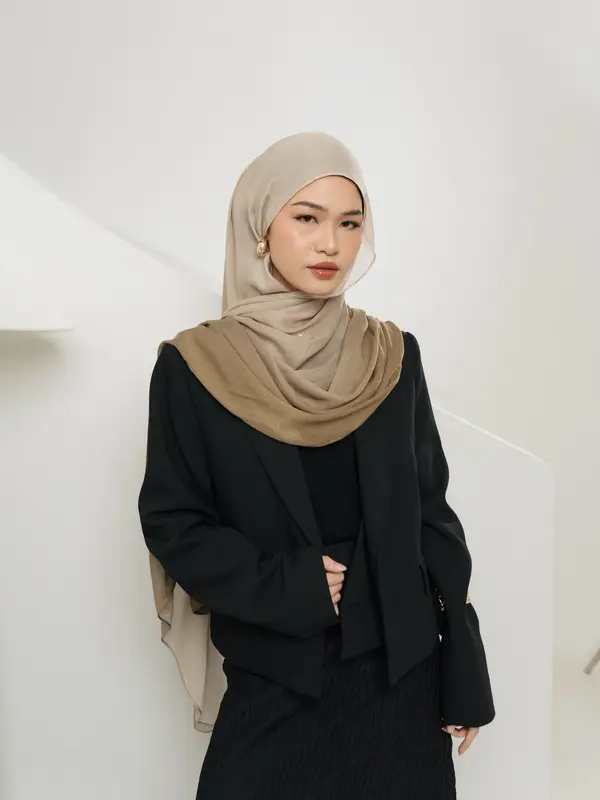 Omna Scarf / Pashimna Printed Modals / Breathable / Lightweight / Pashmina Leu Official Jilbab Soft Muslim 1
