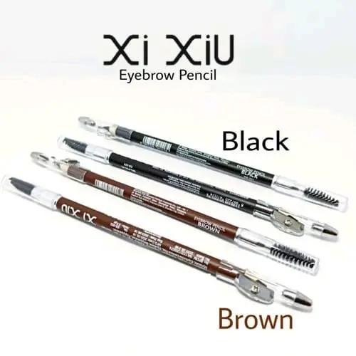 BUNDLING PAKET 2PCS  Xiu Xiu Ultimate Eyebrow Pencil  Varian : Natural Black, Natural Brown