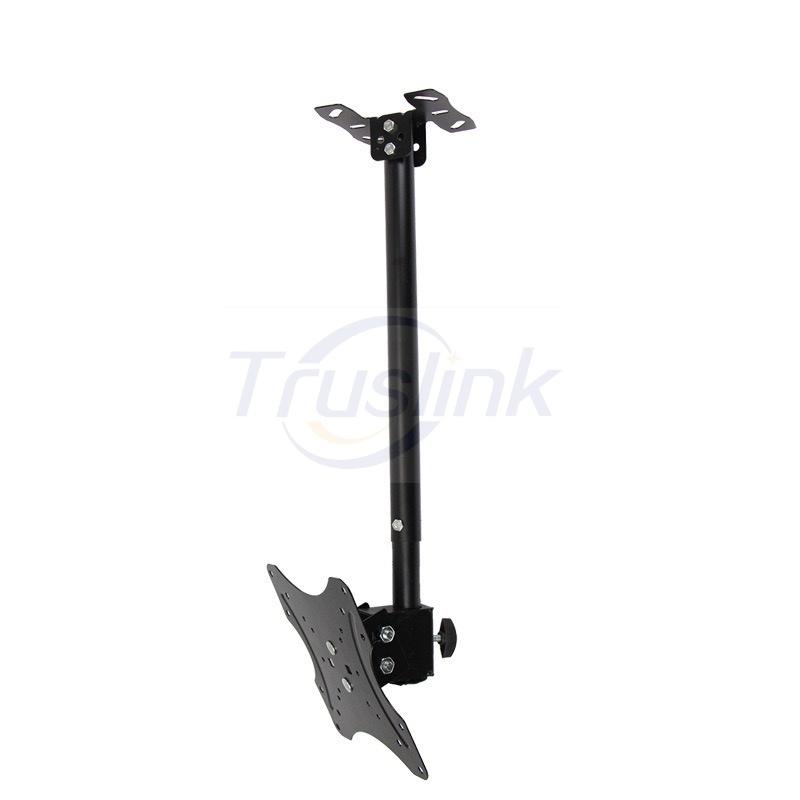 【SG Seller】Truslink Adjustable Ceiling TV Mount 15° Tilt & 360° Rotating Bracket Plasma LCD LED Monitor Flat Panel Displays Smart TV Flat Panel TV Ceiling Mount Bracket for most 17 -42  TV Flat Panel Displays LED TV With VESA Up To 200X200mm --  DJ01-1 8