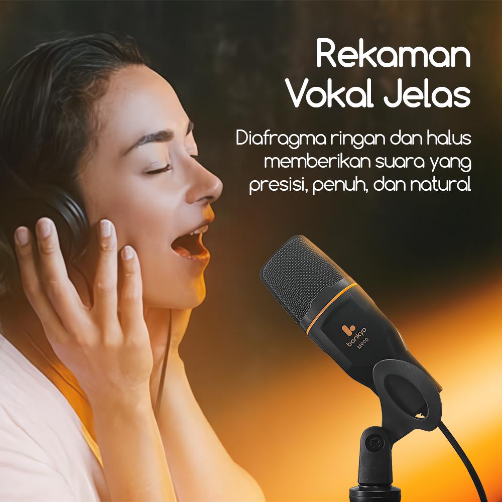 Bonkyo F999X+M990 Soundcard Set dengan Mikrofon Omnidirectional Super Bass & Pengurang Kebisingan untuk Streaming Langsung & Audio Berkualitas Tinggi F999X M990 OTG - Laptop Bonkyo F999X+M990 Soundcard Set dengan Mikrofon Omnidirectional Super Bass & Pengurang Kebisingan untuk Streaming Langsung & Audio Berkualitas Tinggi F999X M990 OTG - Laptop