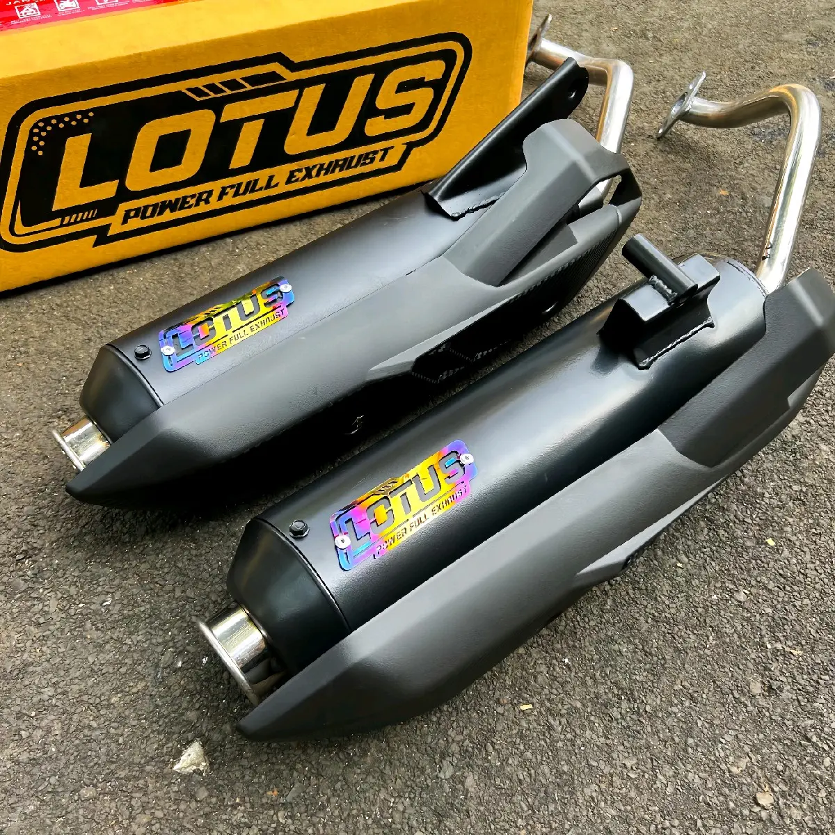 Knalpoot Racing MONCONG SHIJITO DONAT VATIO 125/150 LED NEWBEAT SCOOPY VARIO PCX NMAX AEROX FAZZIO SUDAH TINGGAL PASANG Bulat Motor. knalpot cms. knalpot tzm, knalpot vario Motorcycle